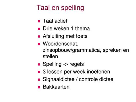 taal en spelling controle